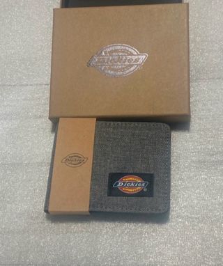 Cartera Dickies Billetes Monedas Tarjetas Gris 11x