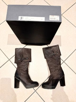 Stivali donna pelle marrone tg.37