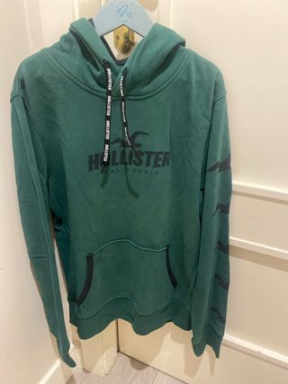 Sudadera Hollister Verde Talla XS