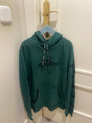 Sudadera Hollister Verde Talla XS