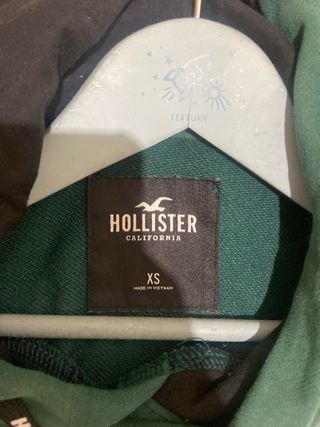 Sudadera Hollister Verde Talla XS