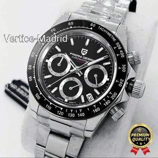 Reloj Hombre Pagani Design Daytona negro Seiko