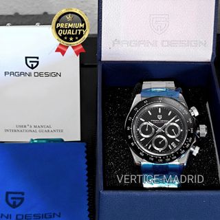 Reloj Hombre Pagani Design Daytona negro Seiko
