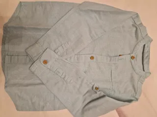 Camisas niño cuello mao Talla 6-7