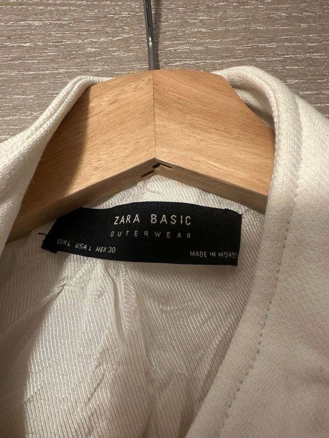 Giacca da motociclista bianca Zara