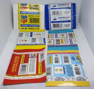 Sobres Panini Mundial Usa 94, Francia 98, Korea 