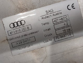 DEPOSITO SUSPENSION AUDI A6 BERLINA (4F2) (G) CCE
