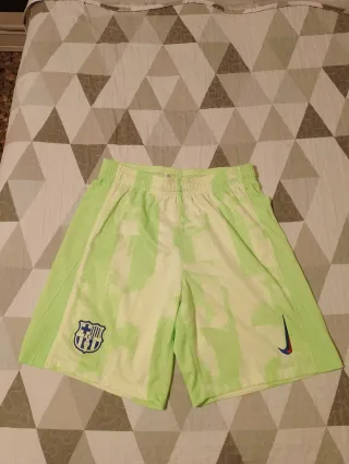 Pantalón Corto Barça Oficial Nike Verde Blanco