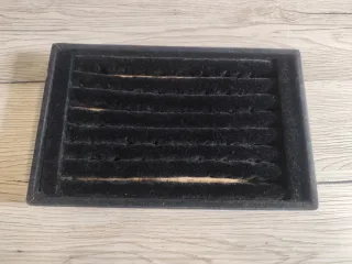 Expositor de anillos terciopelo negro
