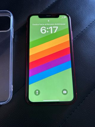 iPhone 11 Rojo
todo funciona bateria 76%