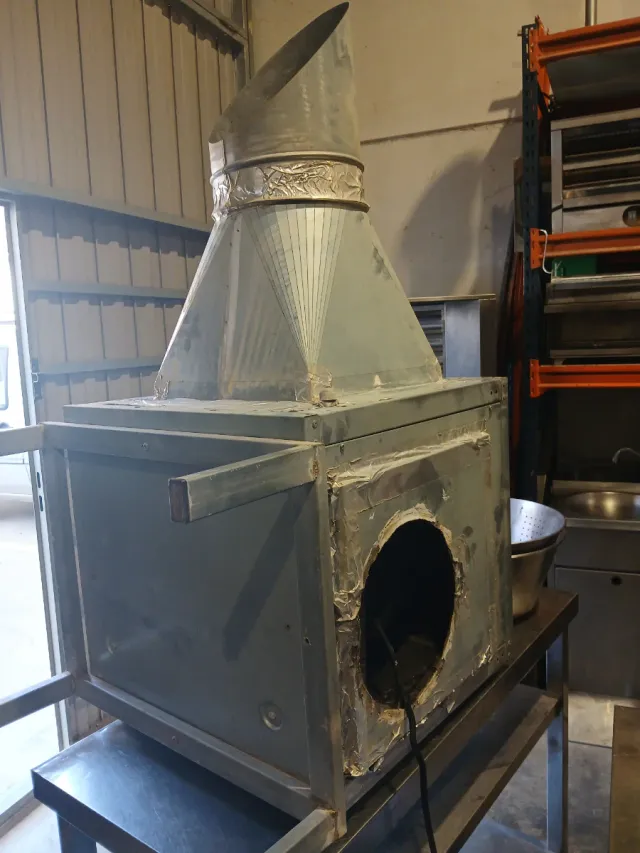 Campana extractora 1.53m con motor y filtros