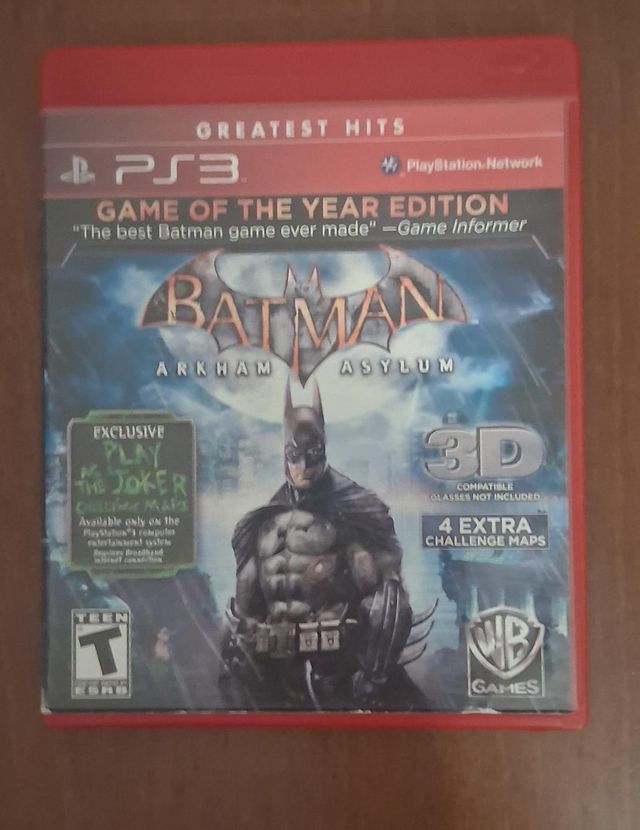 Batman Arkham Asylum GOTY PS3