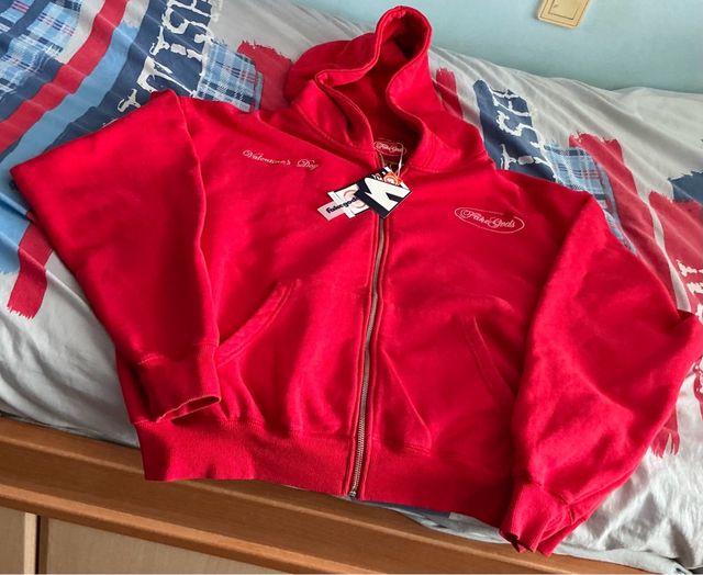 Sudadera Fake Gods Roja Talla M