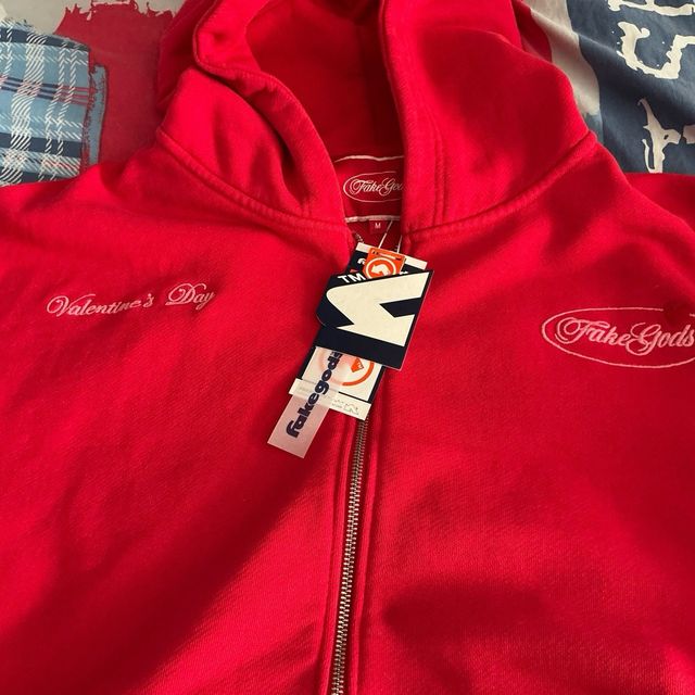 Sudadera Fake Gods Roja Talla M