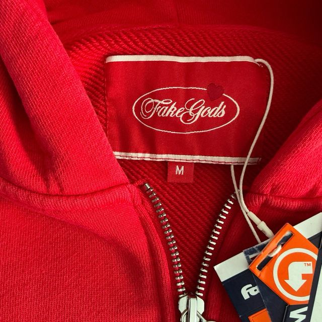 Sudadera Fake Gods Roja Talla M