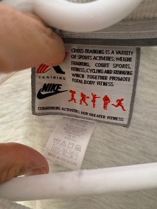 Camiseta Nike Training años 80