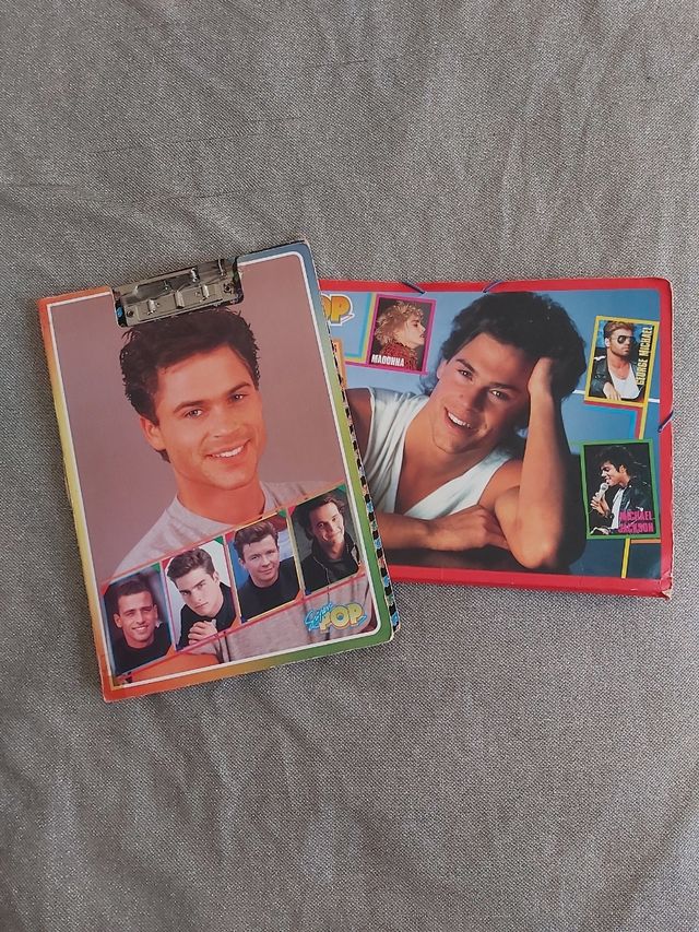 Rob Lowe 80s vintage (archivador+carpeta) SuperPop