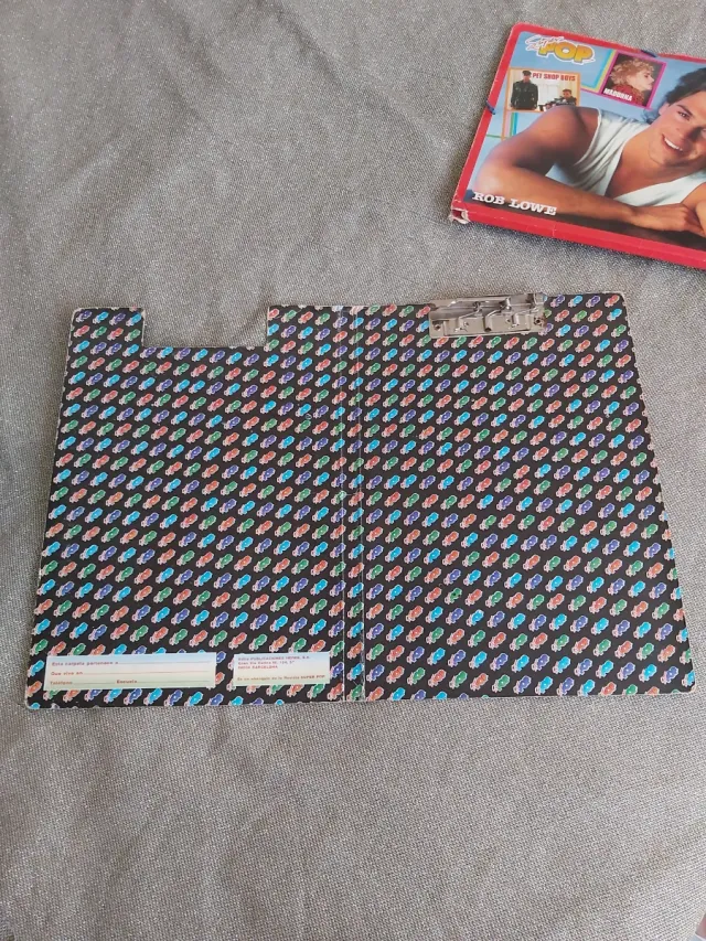 Rob Lowe 80s vintage (archivador+carpeta) SuperPop
