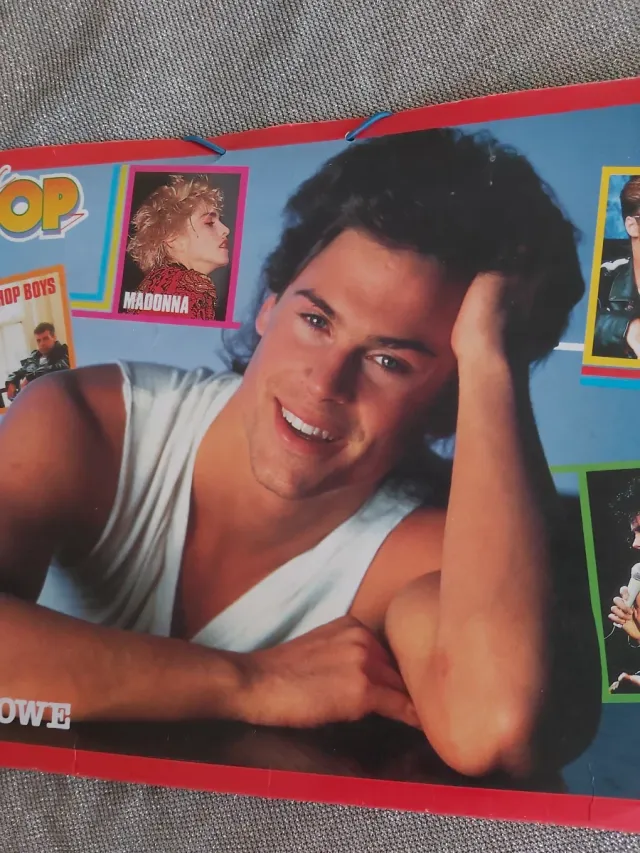 Rob Lowe 80s vintage (archivador+carpeta) SuperPop