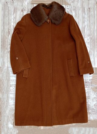 Abrigo de mujer vintage, CACHEMIRE 1638.