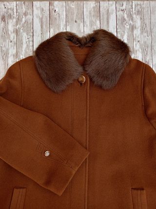 Abrigo de mujer vintage, CACHEMIRE 1638.