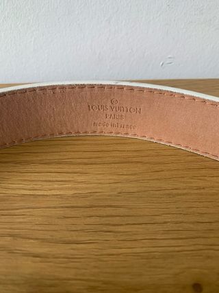 Cinturón Louis Vuitton Rosa y Dorado