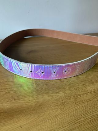 Cinturón Louis Vuitton Rosa y Dorado