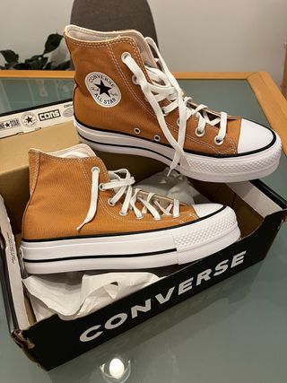 Converse plataforma talla 38