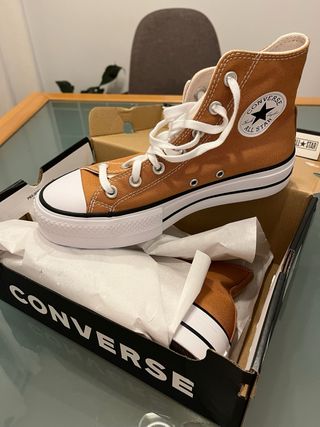 Converse plataforma talla 38