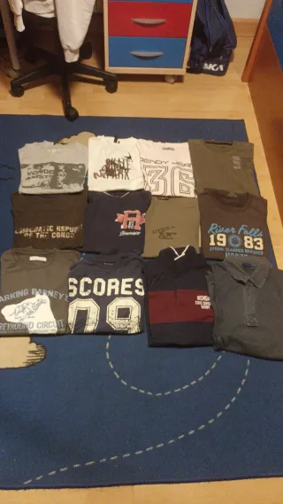 Lote Camisetas Chico Varias Tallas