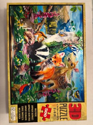 Lote Puzzles Batman, 3D Animales, Magia Borras, Sp