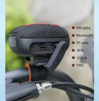 Altavoz portatil Bluetooth para Bicicleta Patinete