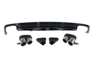 Difusor Trasero Audi A6 / A6 Avant C8 Look S6
