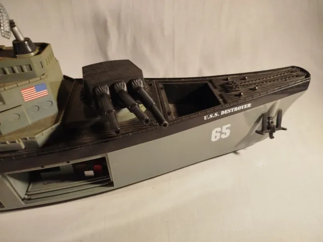 G.I. Joe USS Destroyer #65 Nave Gioco Vintage 2003
