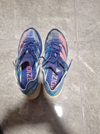Zapatillas Adidas Adizero Azules y Rosas