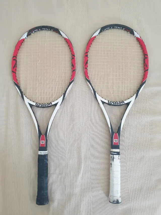 2 Raquetas Tenis Wilson K factor six.one tour.