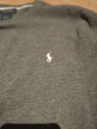 Jersey Polo Ralph Lauren Gris Talla M