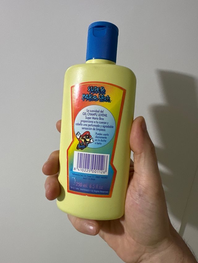 Shampoo Vint Super Mario Bros GAL 1994