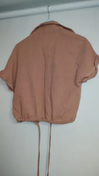 Camisa top SHEIN rosa talla S