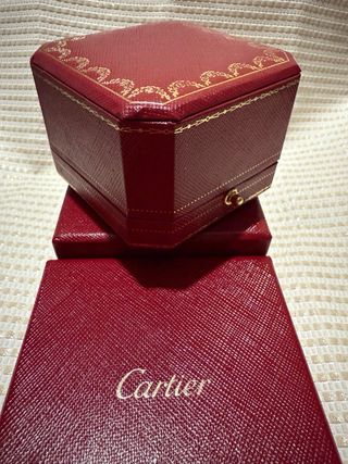 Cajas de Anillo Cartier Rojas