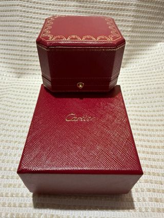 Cajas de Anillo Cartier Rojas