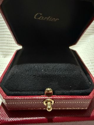 Cajas de Anillo Cartier Rojas
