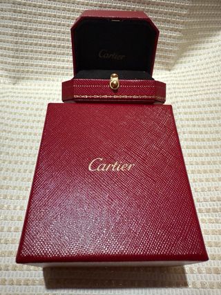 Cajas de Anillo Cartier Rojas