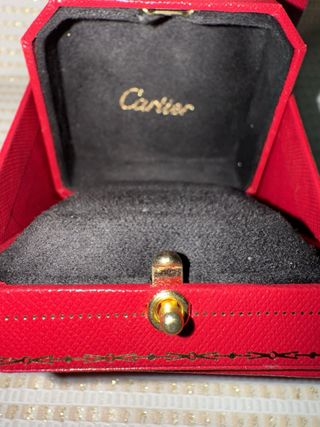 Cajas de Anillo Cartier Rojas