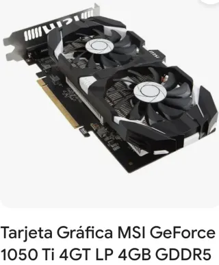 MSI GeForce 1050 Ti 4GB GDDR5
