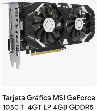 MSI GeForce 1050 Ti 4GB GDDR5