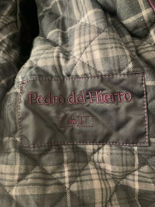 Chaquetón Pedro del Hierro Negro Talla L PdH