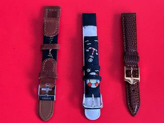 Lote 3 correas de reloj