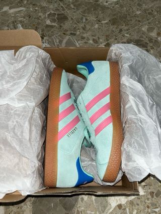 Adidas Gazelle Verde y Rosa