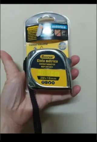 Cinta metrica Bossram 3 m NUEVO